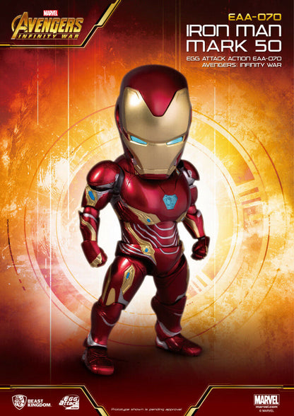 EGG ATTACK ACCIÃ“N AVENGERS INFINITY WAR IRON MAN MARK 50