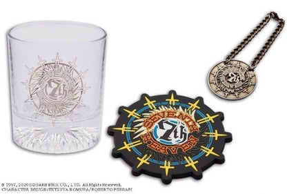 FINAL FANTASY VII REMAKE SEVENTH HEAVEN GLASS AND COASTER SET