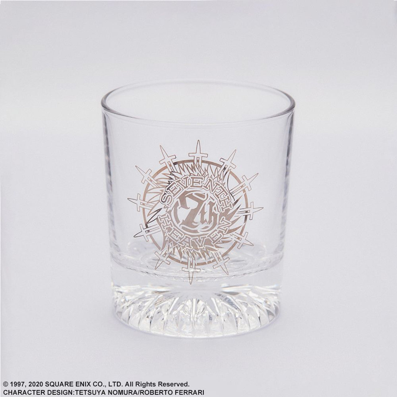 FINAL FANTASY VII REMAKE SEVENTH HEAVEN GLASS AND COASTER SET