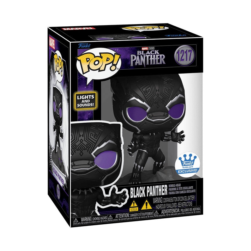 FUNKO POP BP BLACK PANTHER L&S FEXC #1217