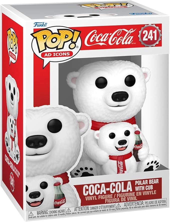 FUNKO POP COCA COLA POLAR BEAR WITH CLUB
