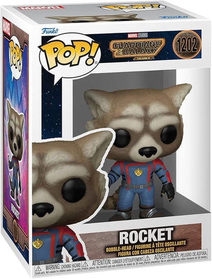 FUNKO POP MARVEL GUARDIANS OF THE GALAXY ROCKET #1202
