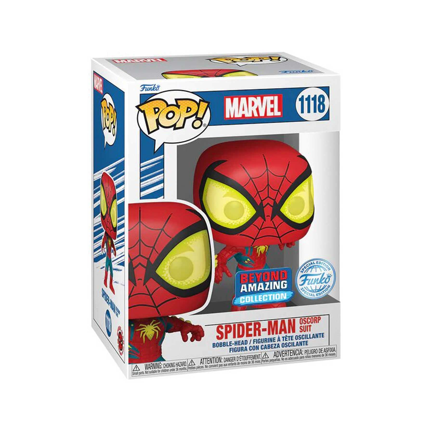 FUNKO POP MARVEL SPIDER-MAN OSCORP SUIT #1118