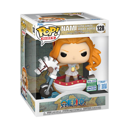 FUNKO POP ONE PIECE NAMI WITH WHITE HOBBY HORSE #128