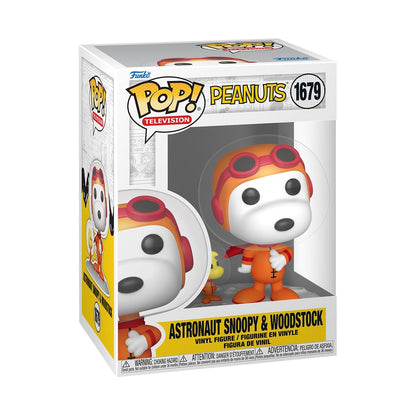 FUNKO POP PEANUTS ASTRONAUT SNOOPY & WOODSTOCK #1679