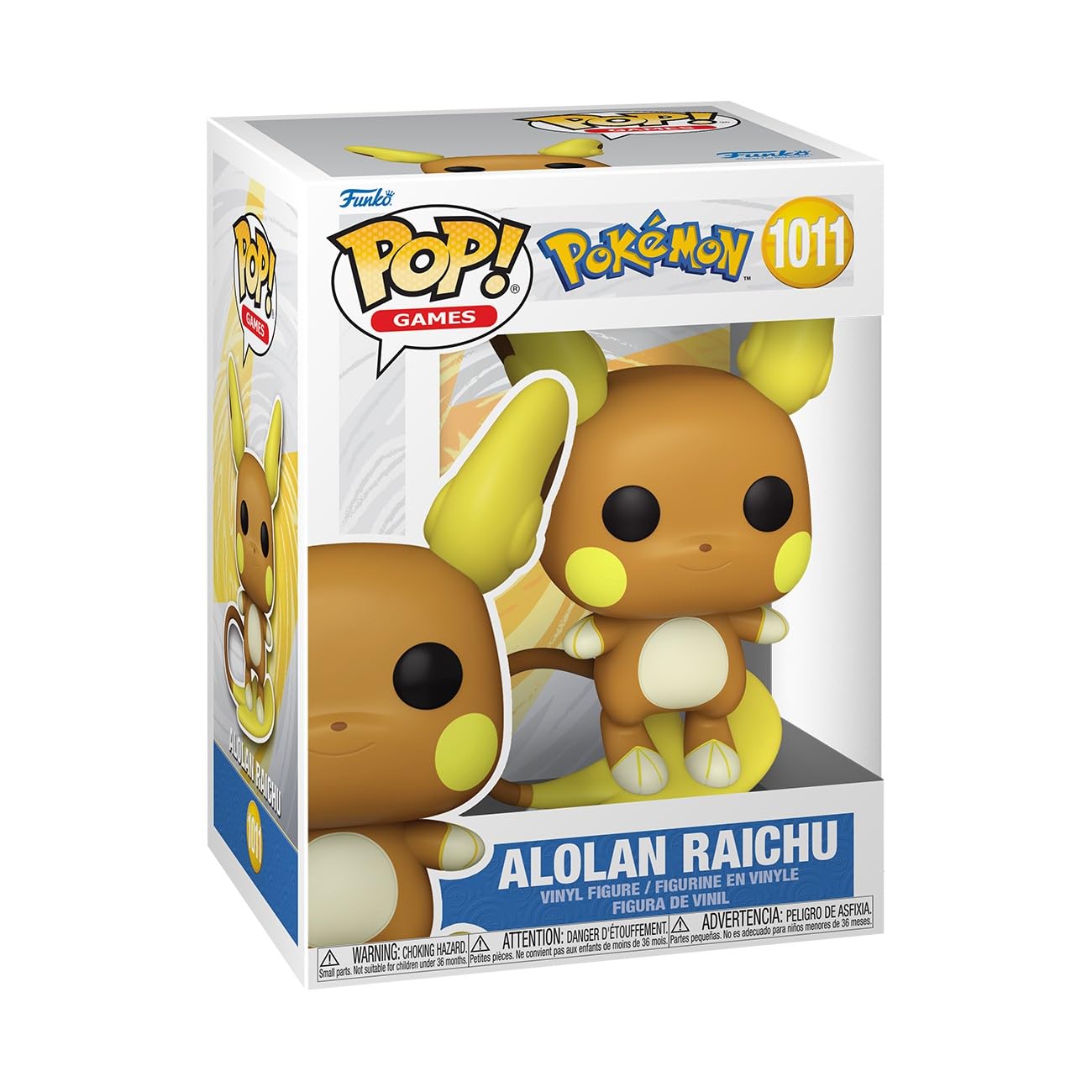 FUNKO POP POKEMON ALOLAN RAICHU #1011