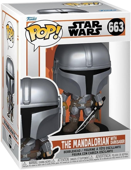 FUNKO POP SW THE MANDALORIAN WITH DARKSABER #663