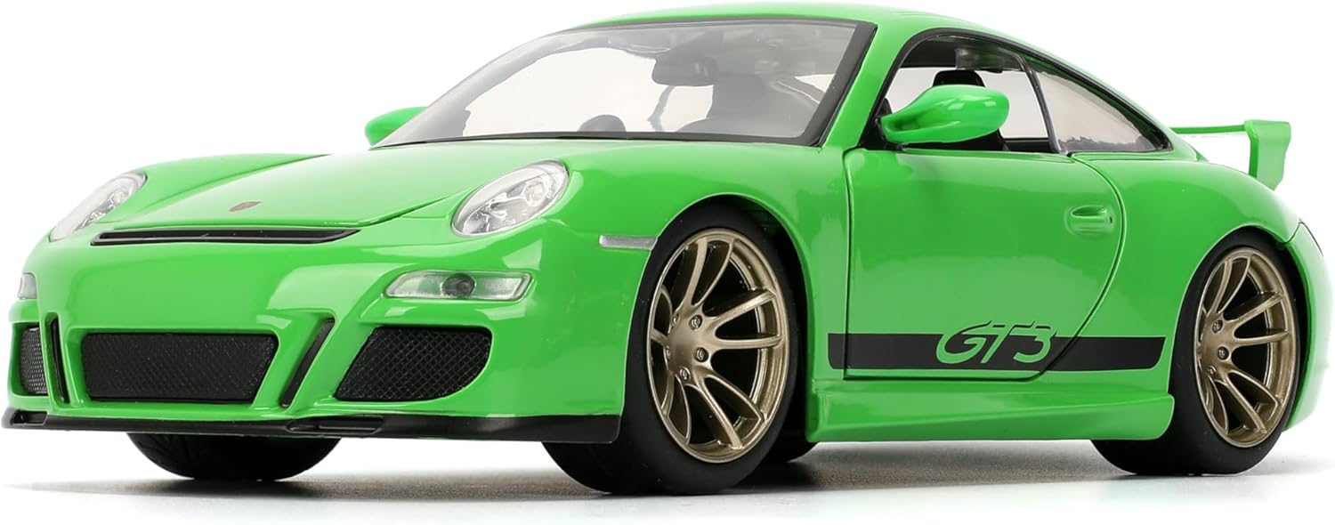 Fast and Furious Fast X 2007 Porsche 911 GT3 1.24 Scale Die-Cast Metal