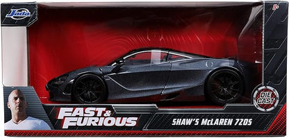 Fast and Furious Shaws McLaren 720S 1.24 Scale Die-Cast Metal Vehicle