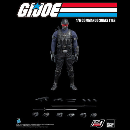 THREEZERO GIJOE COMMANDO SNAKE EYES 1/6