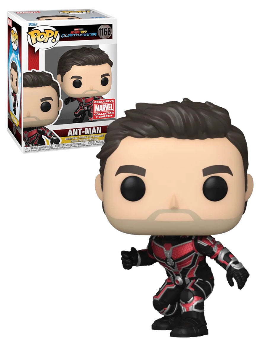 Funko POP Ant-Man &amp; The Wasp Quantumania Unmasked Ant-Man Marvel Collector Corps Exclusivo