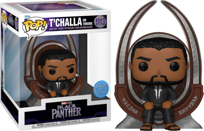 Funko Pop Black Panther-T&#39;Challa on Throne Special Edition