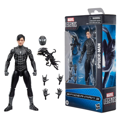 SPIDER-MAN MARVEL LEGENDS SERIES SPIDER-MAN 3 SYMBIOTE SUIT 6 INCH ACTION F