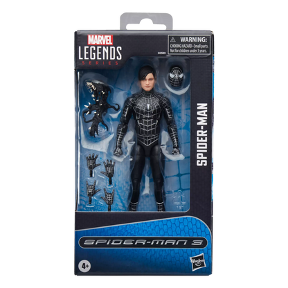 SPIDER-MAN MARVEL LEGENDS SERIES SPIDER-MAN 3 SYMBIOTE SUIT 6 INCH ACTION F