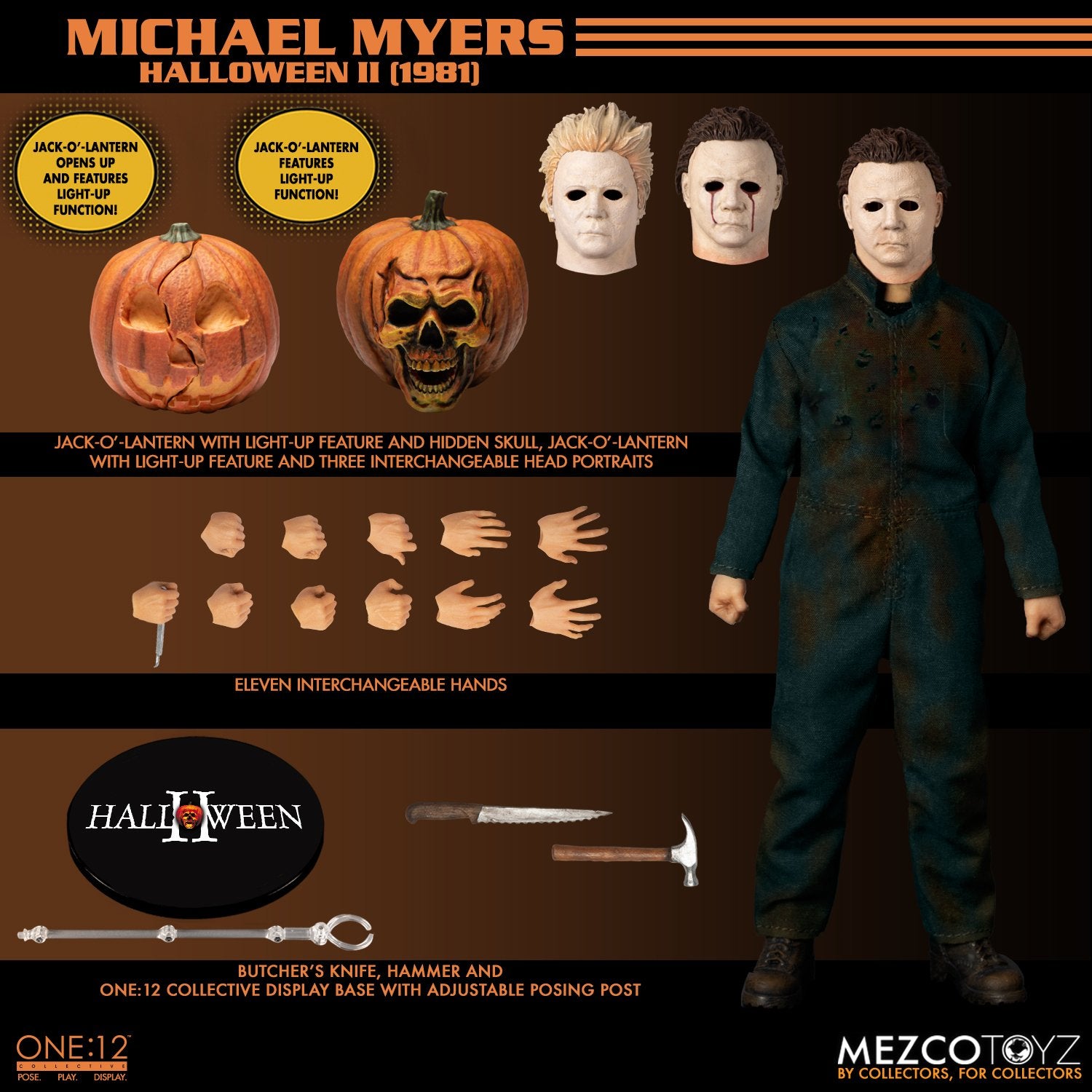 HALLOWEEN II 1981 MICHAEL MYERS ONE 12 ACTION FIGURE