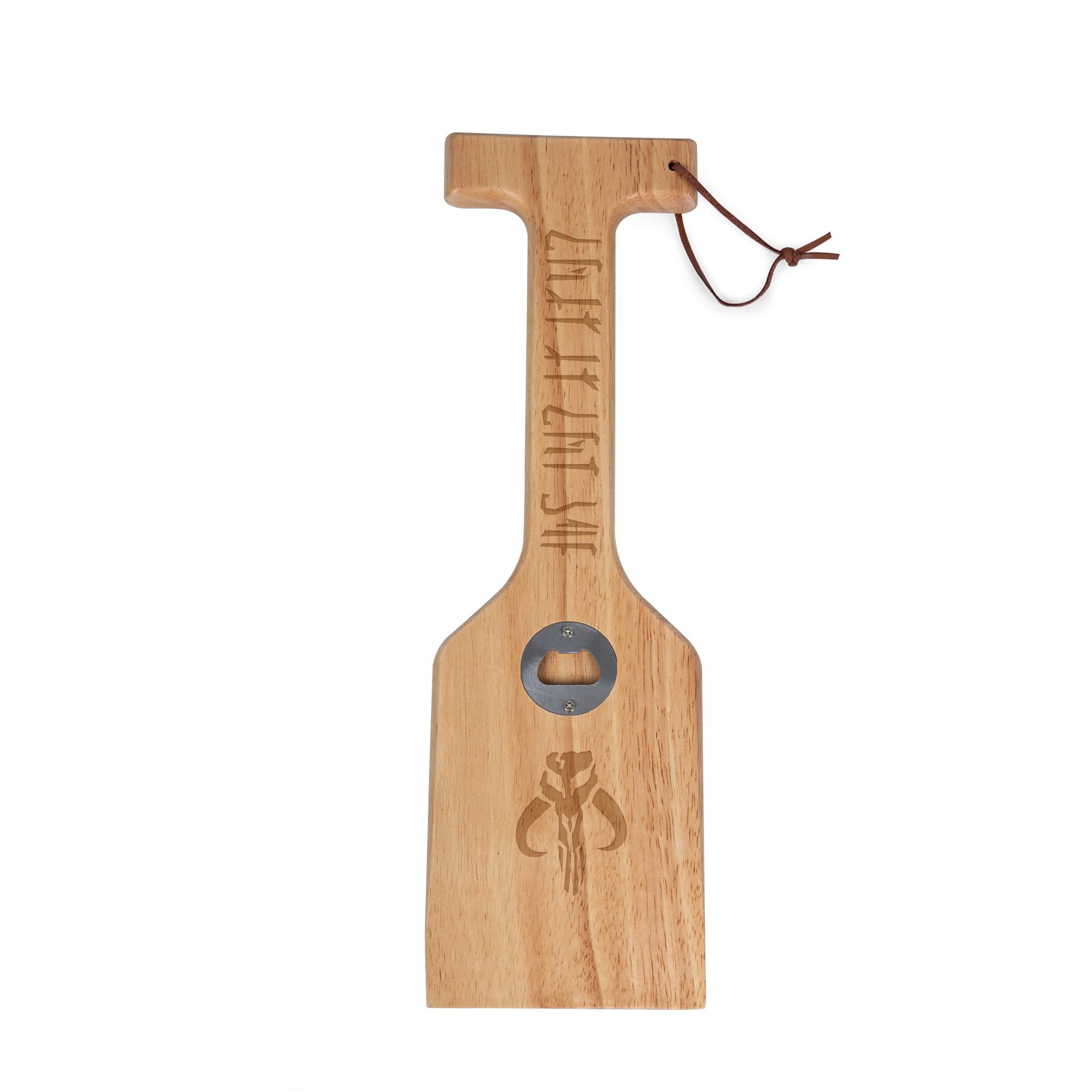 HARDWOOD BBQ GRILL SCRAPER WITH BOTTLE OPENER STAR WARS MYTHOSAUR SKULL
