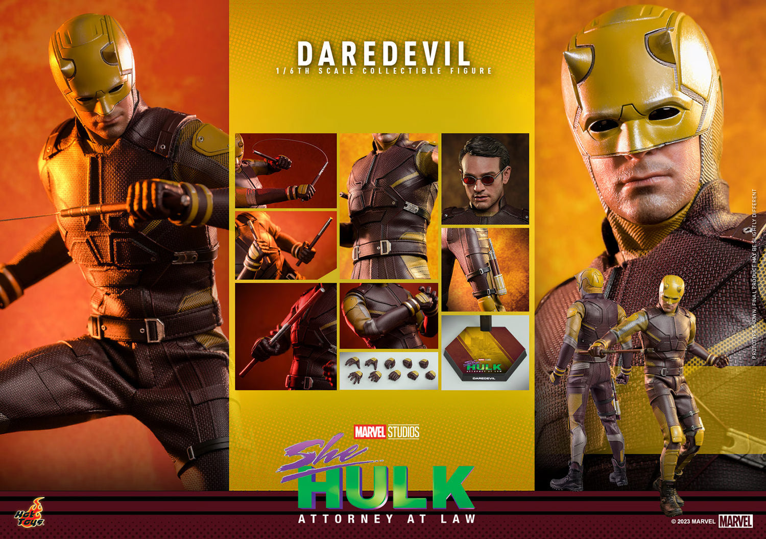 HOTTOYS MARVEL SH DAREDEVIL 1/6