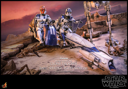 HW CLONE TROOPER AND BARC SPEEDER 16 HT