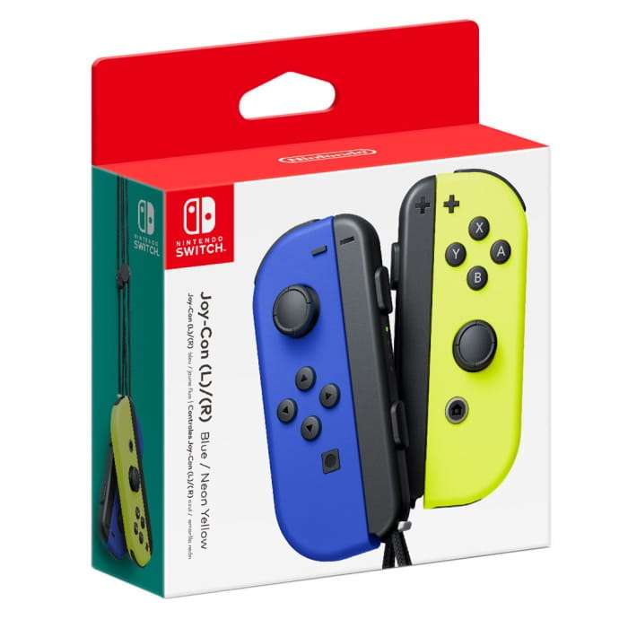 JOY CON BLUE/NEON YELLOW