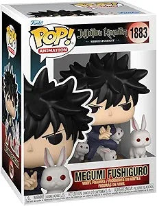 JUJUTSU KAISEN MEGUMI FUSHIGURO WITH RABBITS FUNKO POP! VINYL FIGURE AND BU