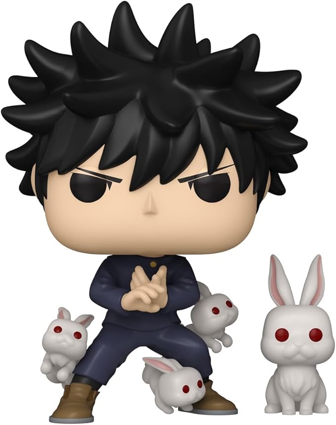 JUJUTSU KAISEN MEGUMI FUSHIGURO WITH RABBITS FUNKO POP! VINYL FIGURE AND BU