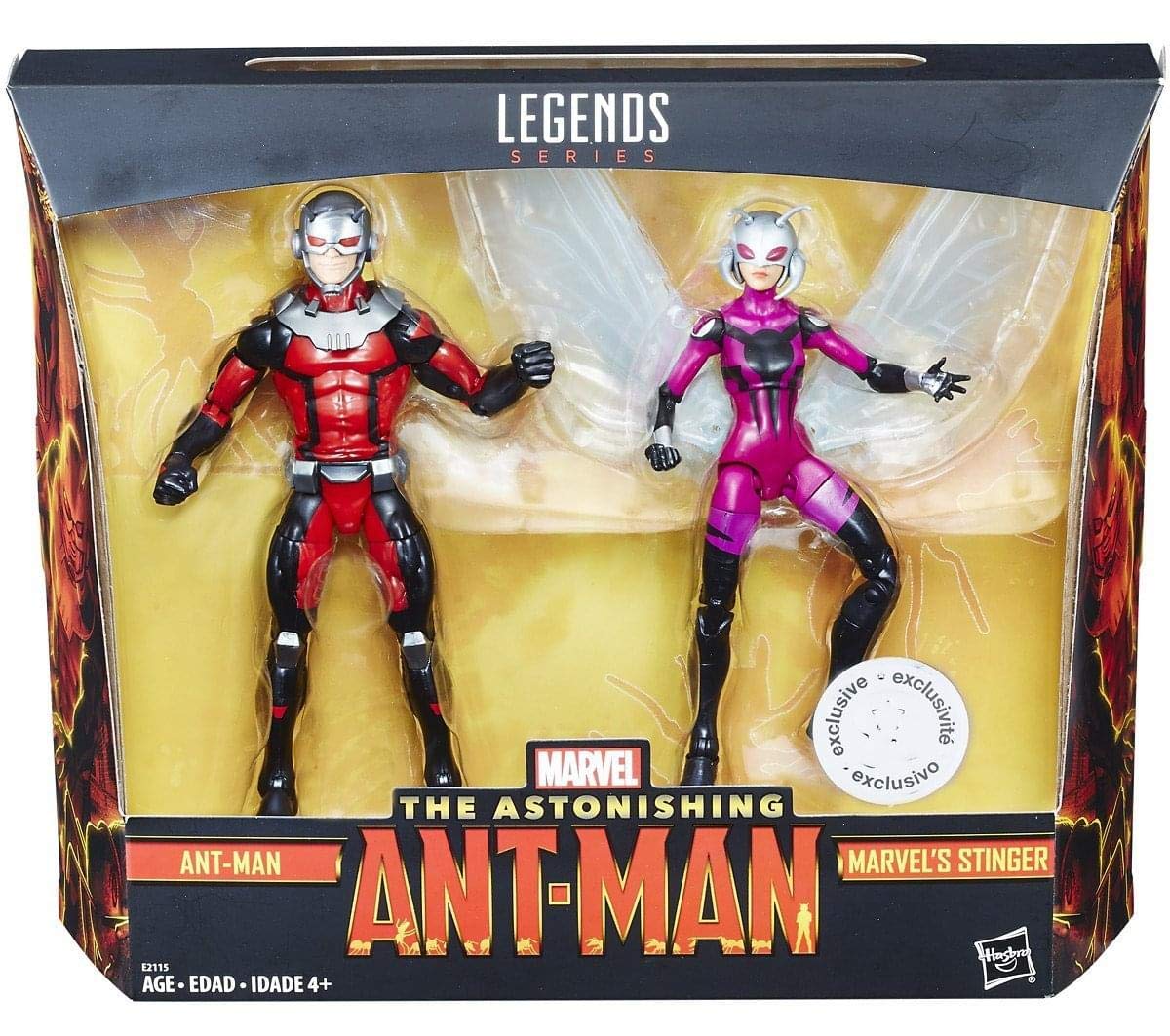 LEGENDS SERIES ANT MAN Y STINGER  2PACK TOYS R US EXCLUSIVE