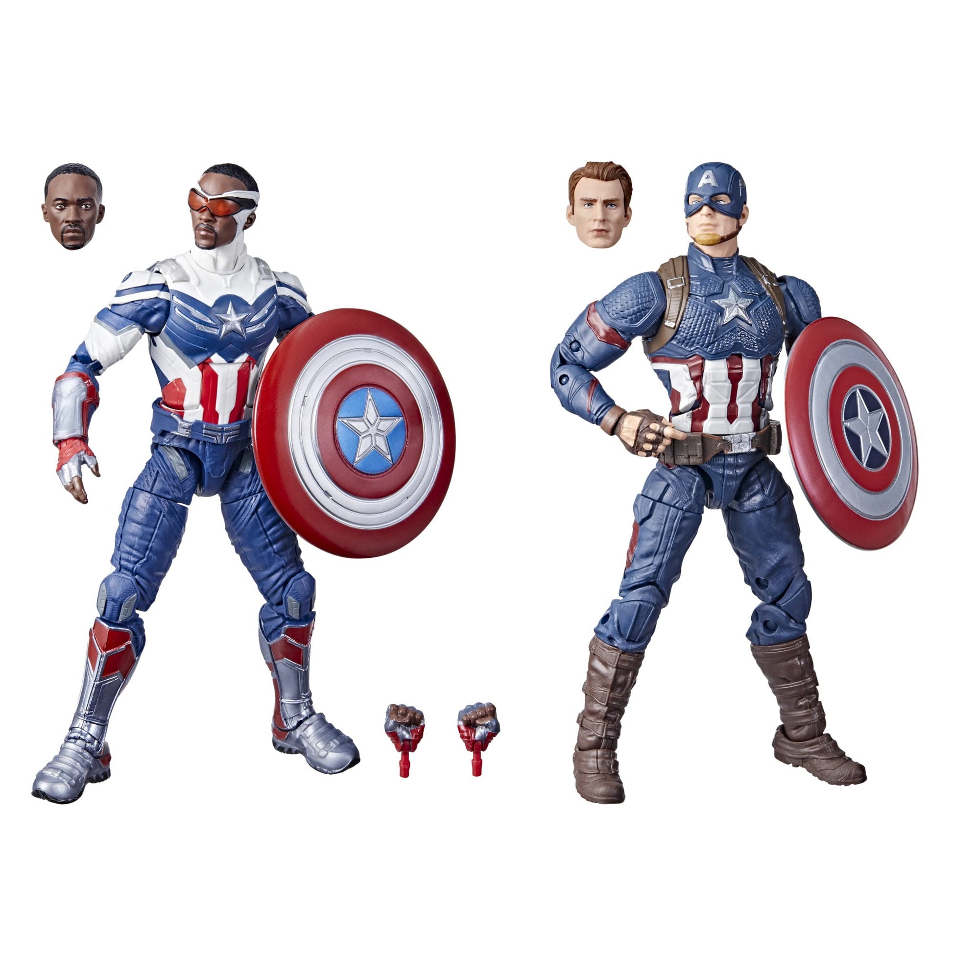 LEGENDS SERIES CAPTAIN AMERICA SAM WILSON AND STEVE ROGERS 2 PACK
