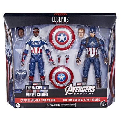 LEGENDS SERIES CAPTAIN AMERICA SAM WILSON AND STEVE ROGERS 2 PACK