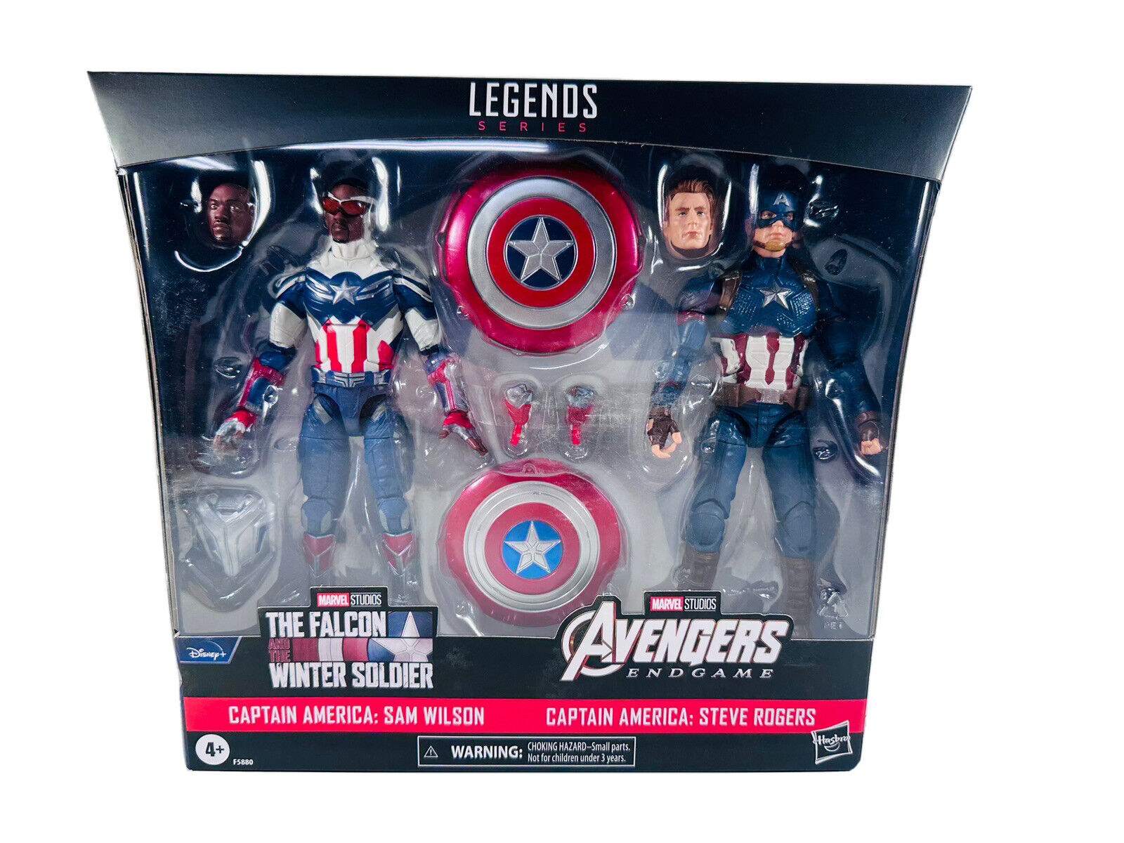 LEGENDS SERIES CAPTAIN AMERICA SAM WILSON AND STEVE ROGERS 2 PACK