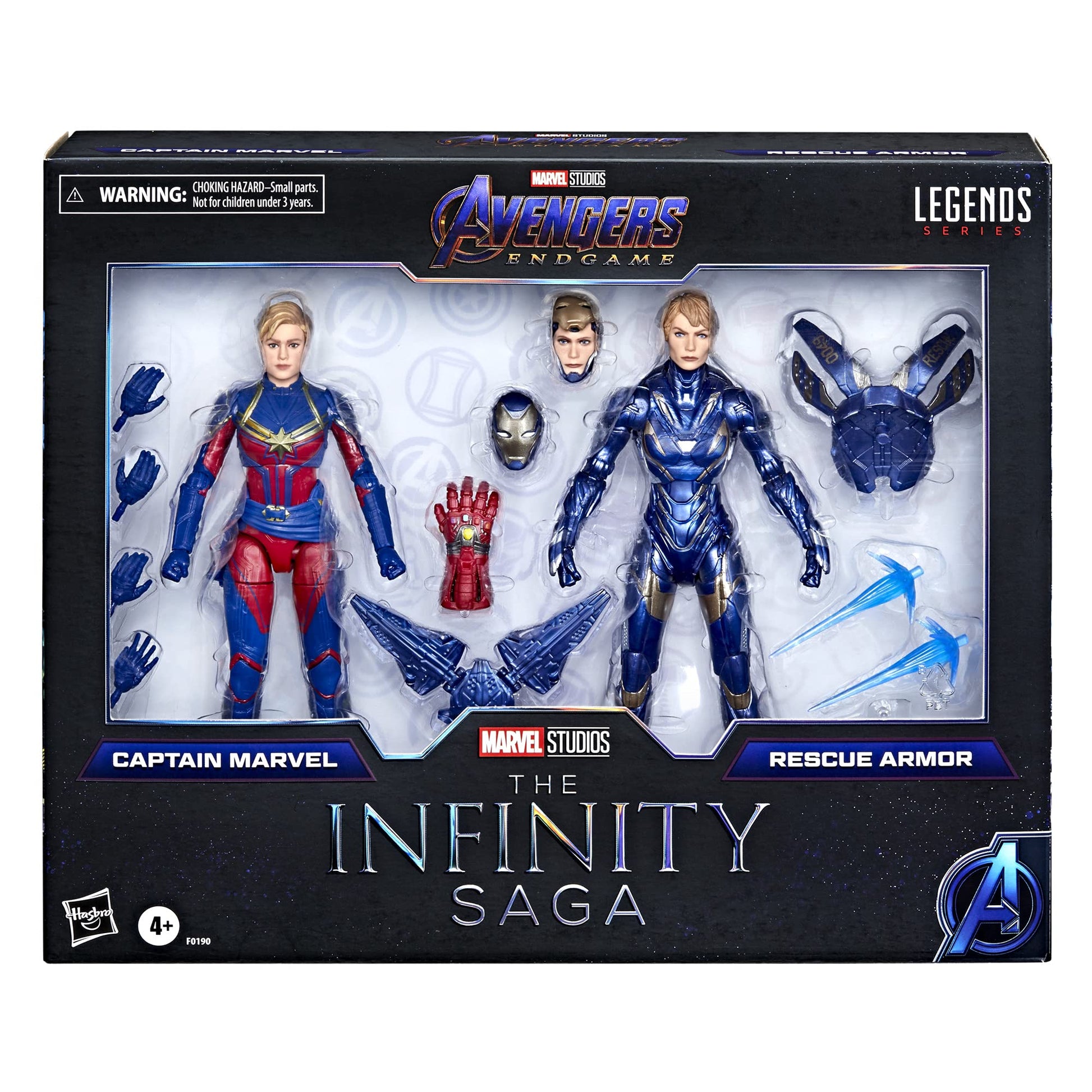 LEGENDS SERIES CAPTAIN MARVEL AND RESCUE ARMOR 2 PACK