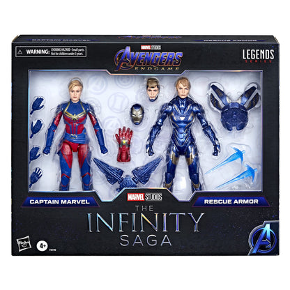 LEGENDS SERIES CAPTAIN MARVEL AND RESCUE ARMOR 2 PACK