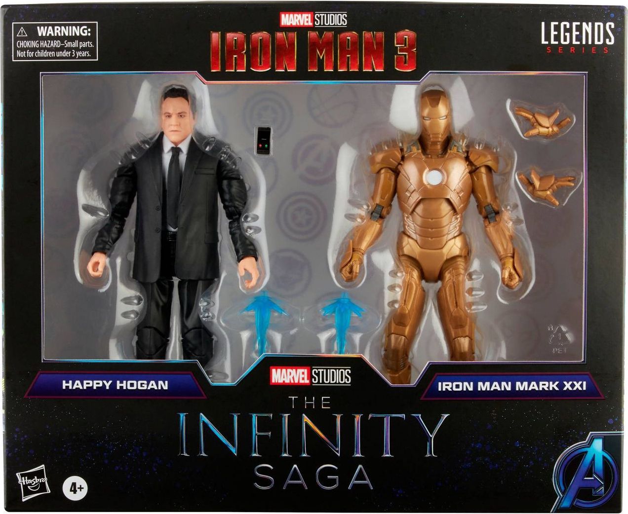 LEGENDS SERIES HAPPY HOGAN AND IRON MAN MARK 21 2PACK TARGET EXCLUSIVE