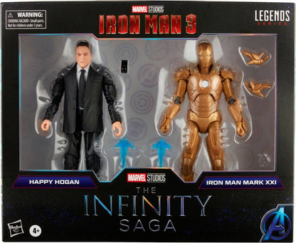 LEGENDS SERIES HAPPY HOGAN AND IRON MAN MARK 21 2PACK TARGET EXCLUSIVE