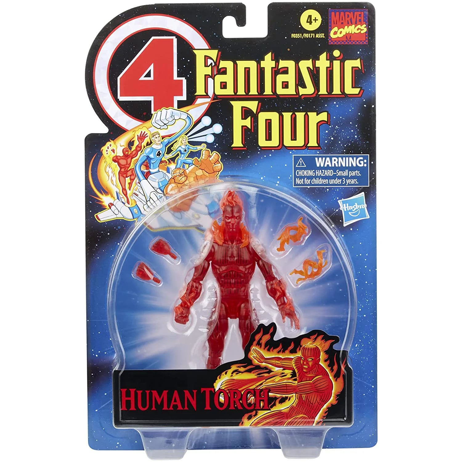 LEGENDS SERIES RETRO FANTASTIC FOUR THE HUMAN TORCH