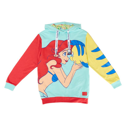 LOUNGEFLY DISNEY THE LITTLE MERMAID 35TH ANNIVERSARY HOODIE