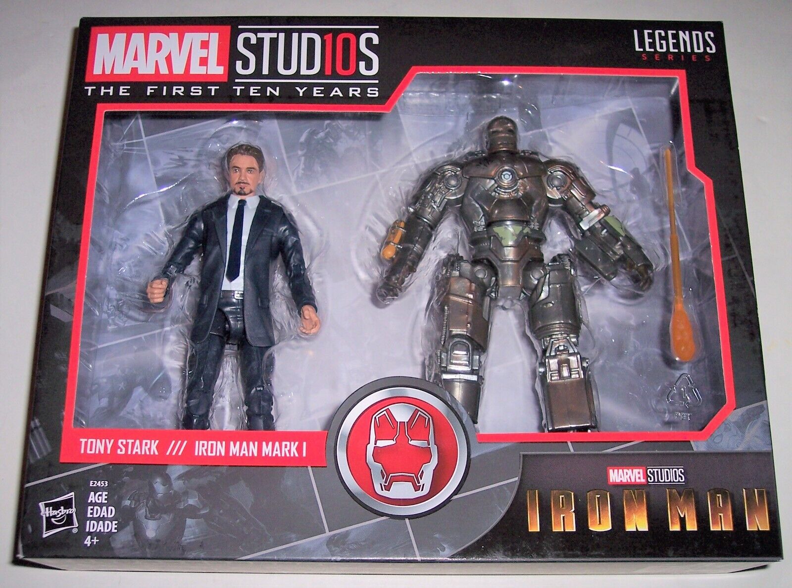MARVEL STUDIOS THE FIRST TEN YEARS IRON MAN TONY STARK AND MARK I
