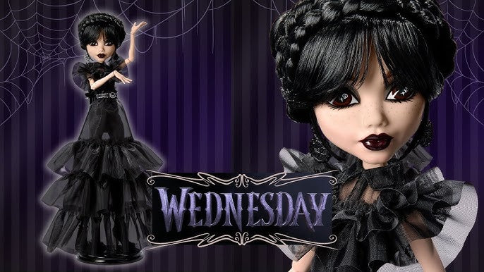 MH X WEDNESDAY ADDAMS RAVEN DRESS DOLL