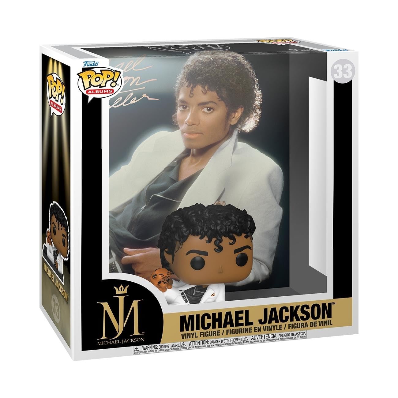 MICHAEL JACKSON THRILLER FUNKO POP! ALBUM FIGURE #33 WITH CASE