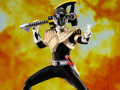 MIGHTY MORPHIN POWER RANGERS FIGZERO DRAGON SHIELD BLACK RANGER 1/6