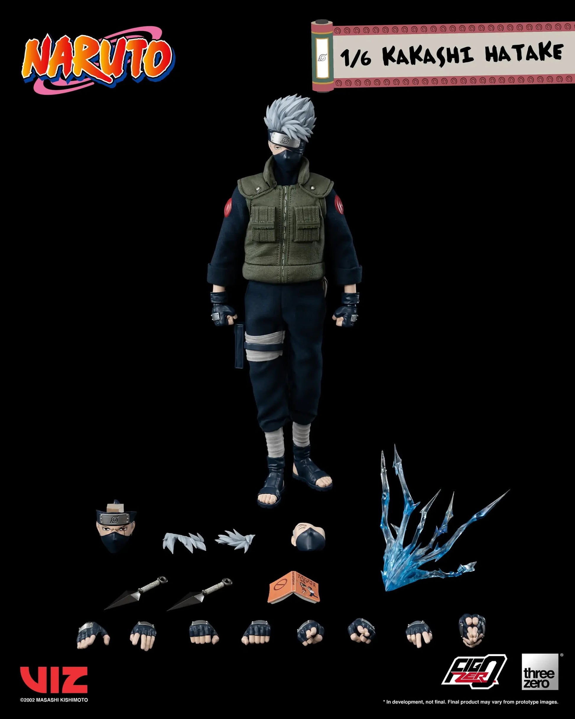 NARUTO KAKASHI HATAKE FIGZERO 1 6 ACTION FIGURE
