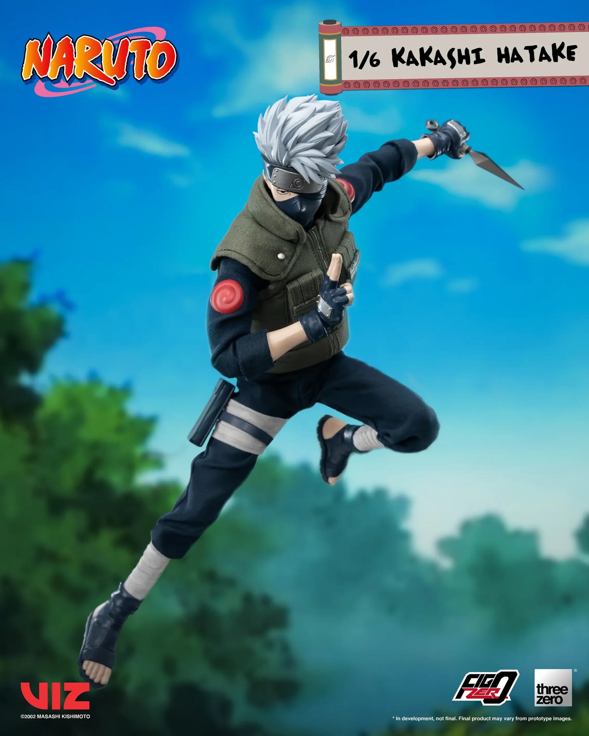 NARUTO KAKASHI HATAKE FIGZERO 1 6 ACTION FIGURE