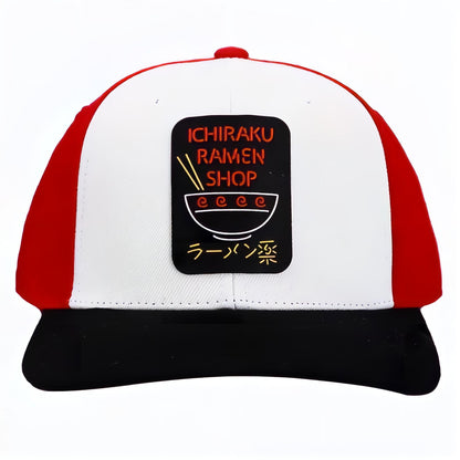 SNAPBACK FLAT BILL HAT NARUTO ICHIRAKU RAMEN SHOP