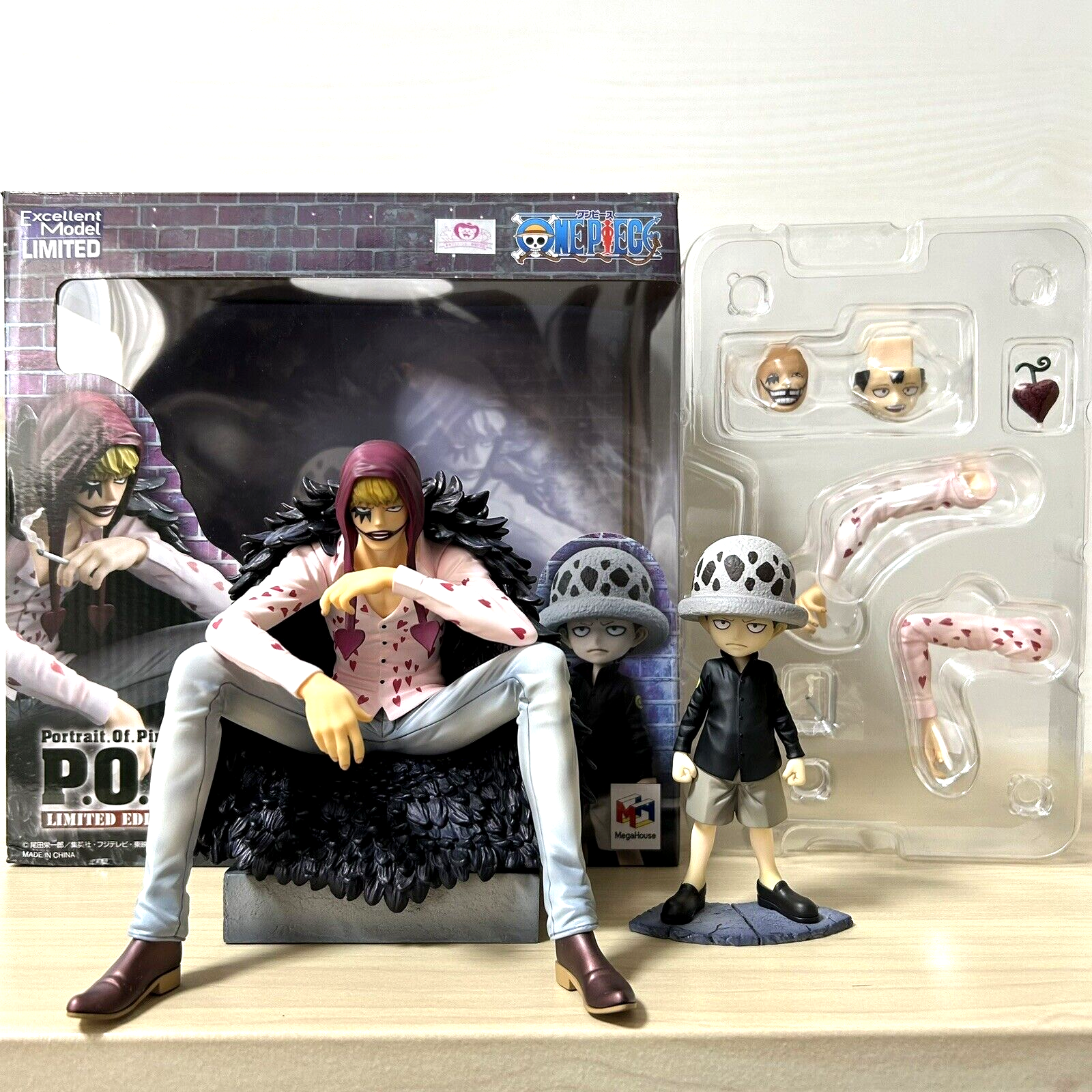 ONE PIECE PORTRAIT OF PIRATES CORAZON AND LAW LE