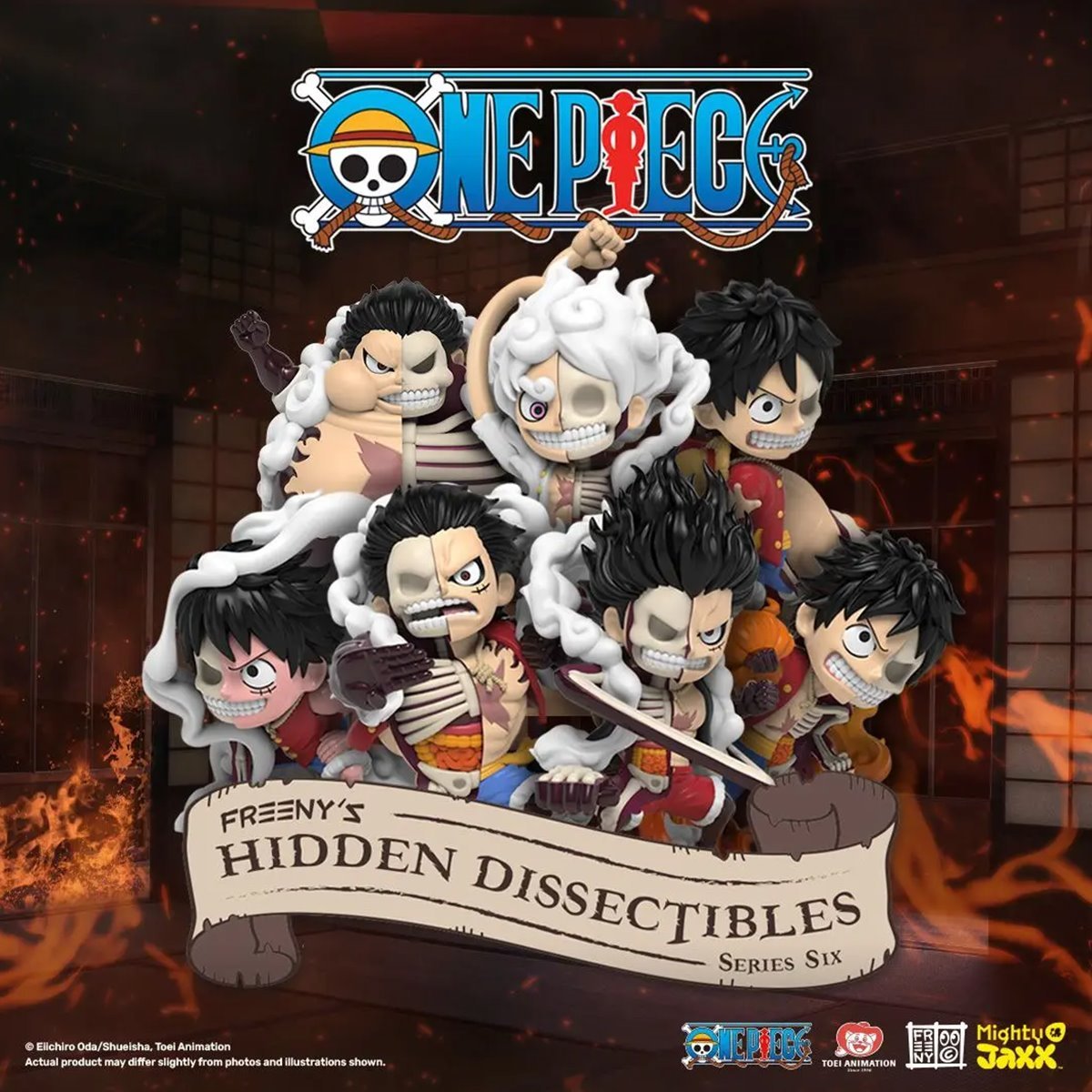 OP Series 6 Luffy Gears Edition Freenys Hidden Dissectibles Mini-Fig