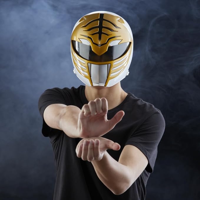 POWER RANGER LIGHTNING COLLECTION WHITE RANGER HELMET