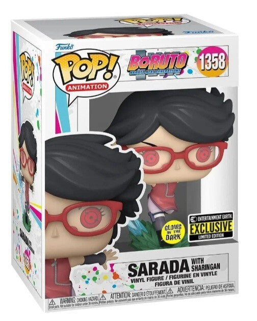 SARADA WITH SHARINGAN 1358 GLOW IN THE DARK