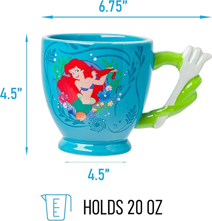 SCULPTED MUG THE LITTLE MERMAID ARIEL 20 OZ