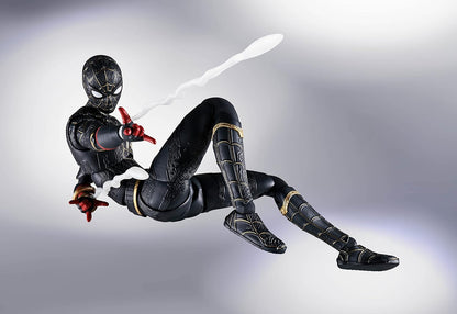 SH FIGUARTS SPIDERMAN NO WAY HOME SPIDERMAN BLACK AND GOLD SUIT
