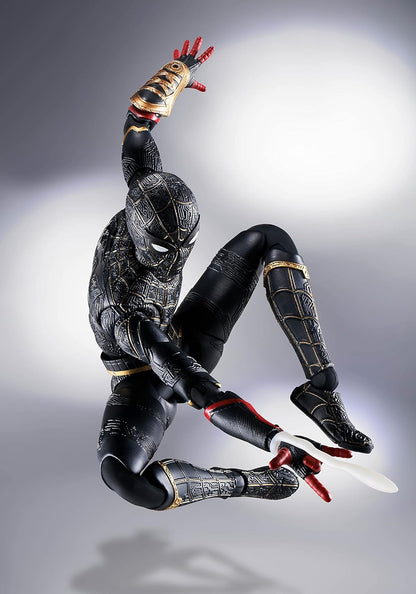 SH FIGUARTS SPIDERMAN NO WAY HOME SPIDERMAN BLACK AND GOLD SUIT