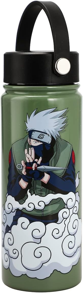 STAINLESS STEEL WATER BOTTLE 17 OZ NARUTO KAKASHI